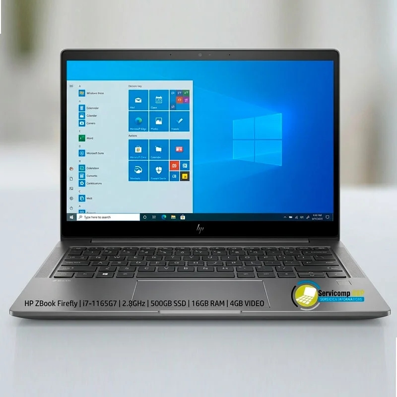 HP ZBook Firefly I7 1165G7 2.8 Ghz 512 SSD 16 RAM 4 VIDEO – Estación de Trabajo Profesional de Alto Rendimiento